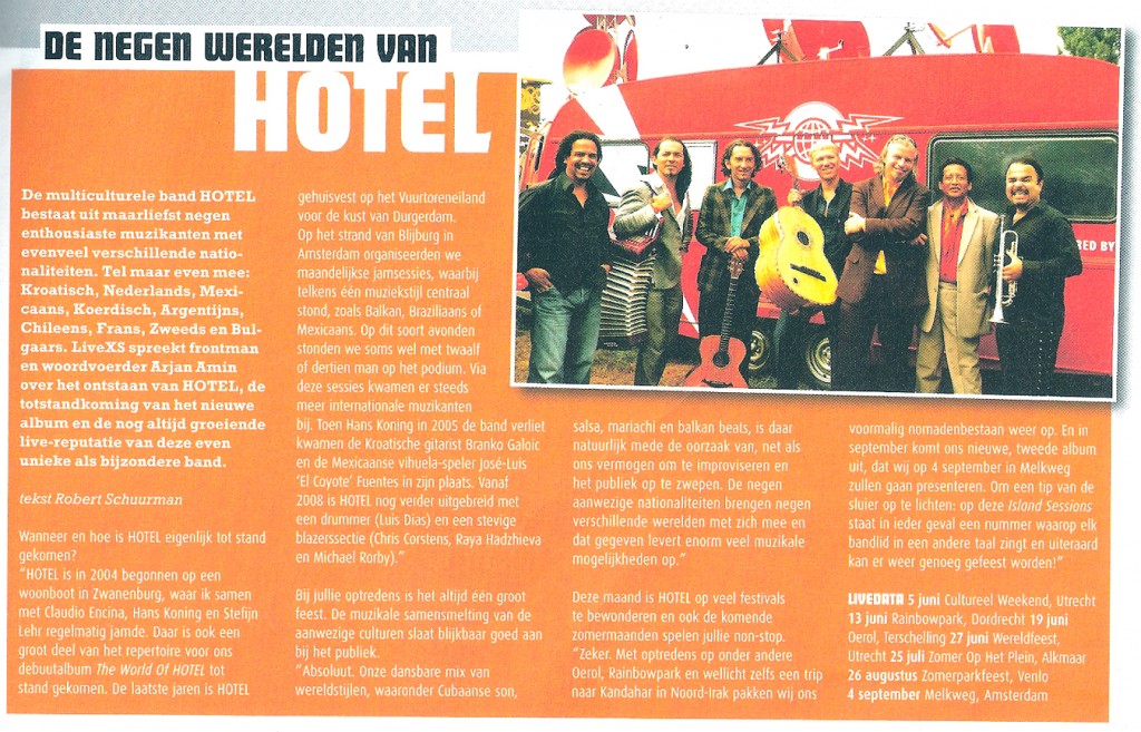 Interview on LiveX magazine